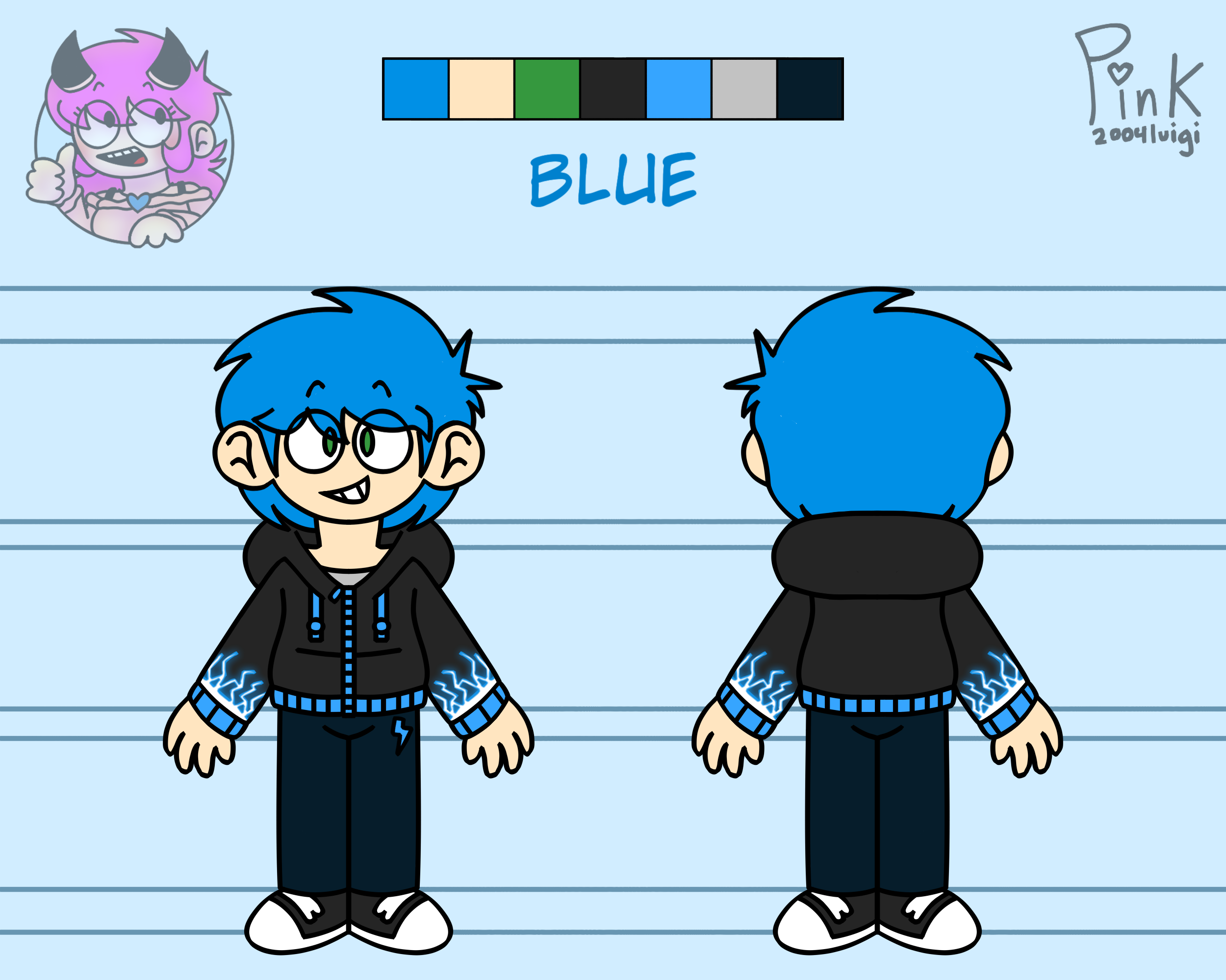 OC Reference - Blue